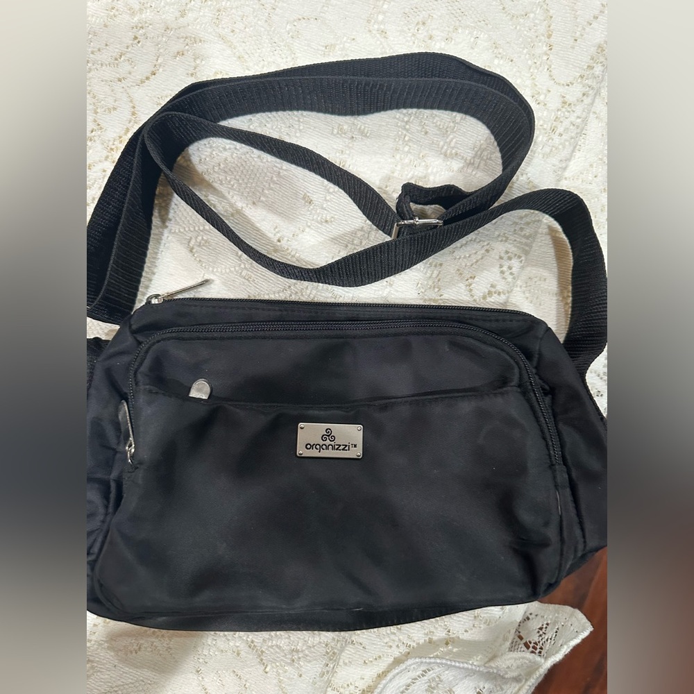 Organizzi Black travel crossbody Bag